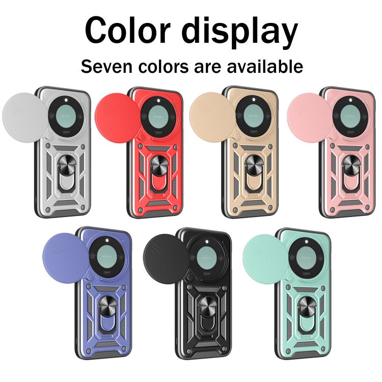 For Honor X9c Smart Sliding Camera Cover Design TPU+PC Phone Case(Silver) - free shipping - PMC TechLife - Order now!