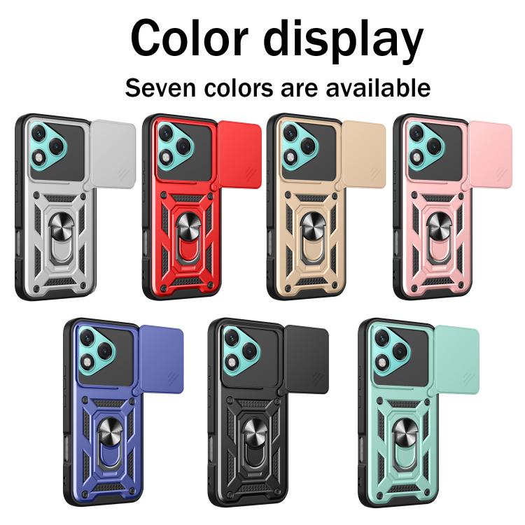 For Honor 400 Lite Global Sliding Camera Cover Design TPU+PC Phone Case(Red) - free shipping - PMC TechLife - Order now!