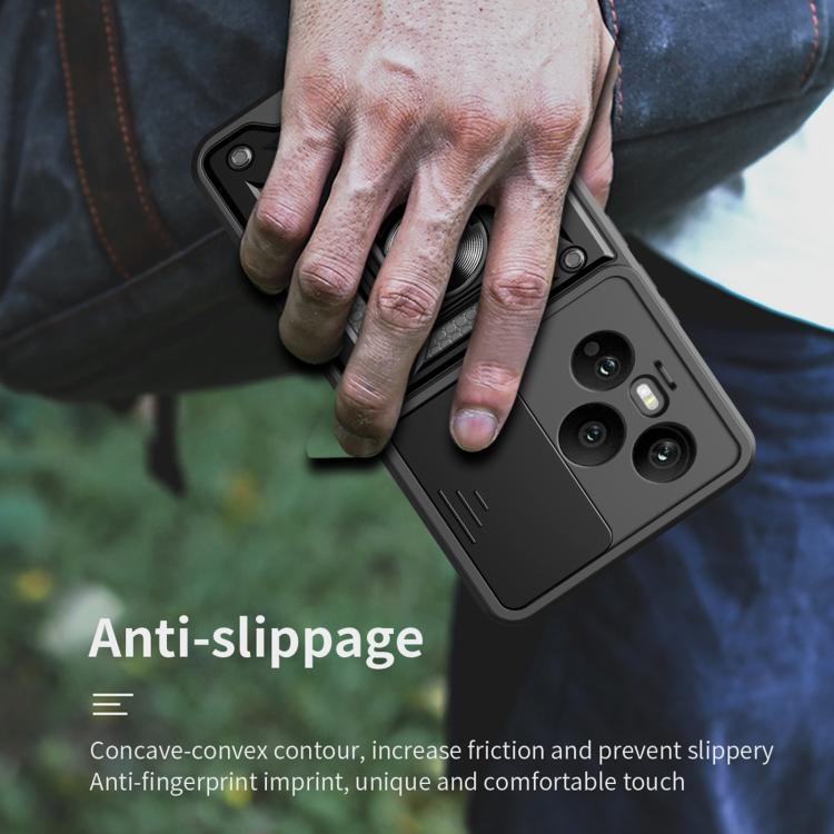 For Honor 400 Pro Global 160.8mm Sliding Camera Cover Design TPU+PC Phone Case(Black) - free shipping - PMC TechLife - Order now!
