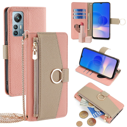 For Blackview A85 Crossbody Litchi Texture Leather Phone Case(Pink) - More Brand by PMC Jewellery | Online Shopping South Africa | PMC Jewellery