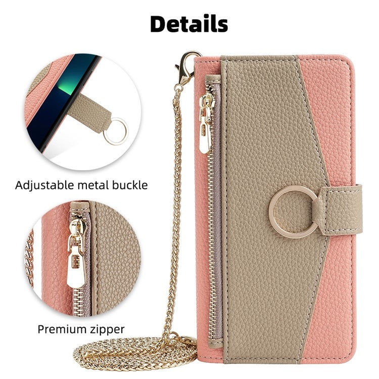 For Infinix Note 40 Pro 5G Crossbody Litchi Texture Leather Phone Case(Pink) - Infinix Cases by PMC TechLife | Online Shopping South Africa | PMC TechLife | Buy Now Pay Later Mobicred