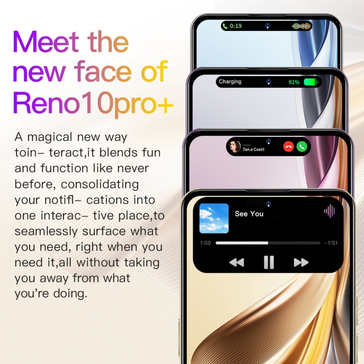 Reno10Pro+ / U22, 3GB+32GB, 6.53 inch Screen, Face Identification, Android 8.1 MTK6737 Quad Core, Network: 4G, OTG, Dual SIM(Purple) -  by PMC Jewellery | Online Shopping South Africa | PMC Jewellery