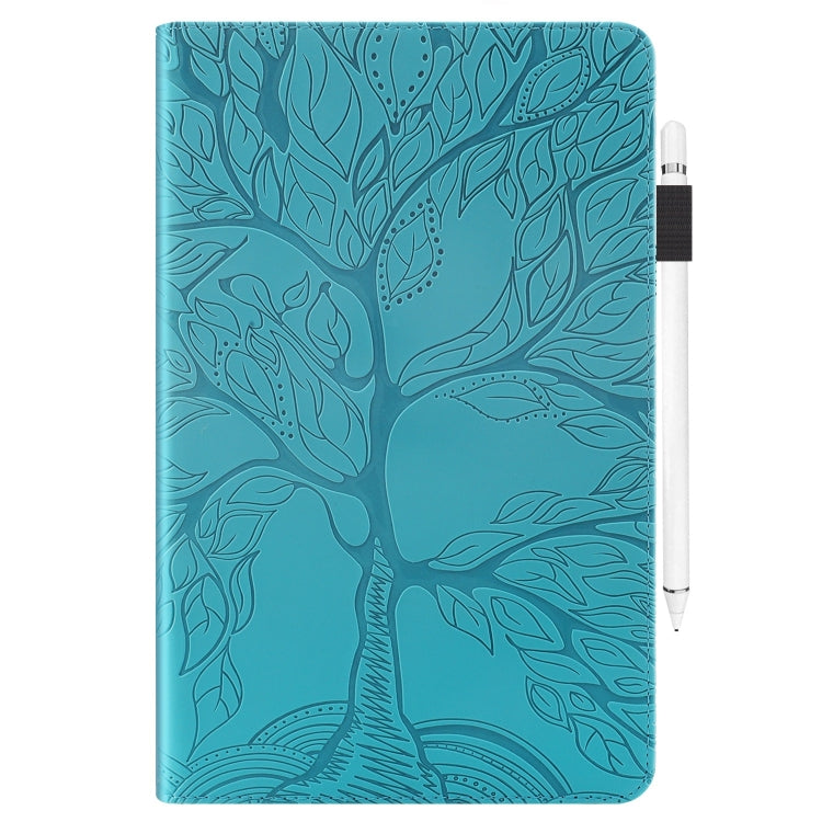 For Lenovo Tab M11 / Xiaoxin Pad 11 2024 Life Tree Series Horizontal Flip Leather Tablet Case(Lake Blue) - Lenovo by PMC Jewellery | Online Shopping South Africa | PMC Jewellery | Buy Now Pay Later Mobicred