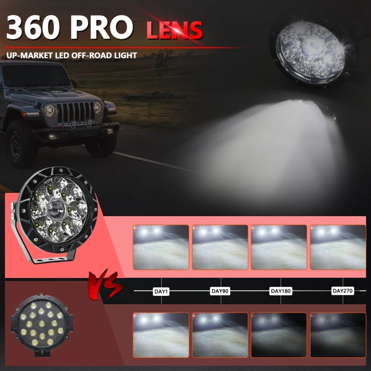 E16 38W 4000LM / 6000K 5 inch Off-road Vehicle Round Work Light(White Light) - Work Lights by PMC Jewellery | Online Shopping South Africa | PMC Jewellery | Buy Now Pay Later Mobicred