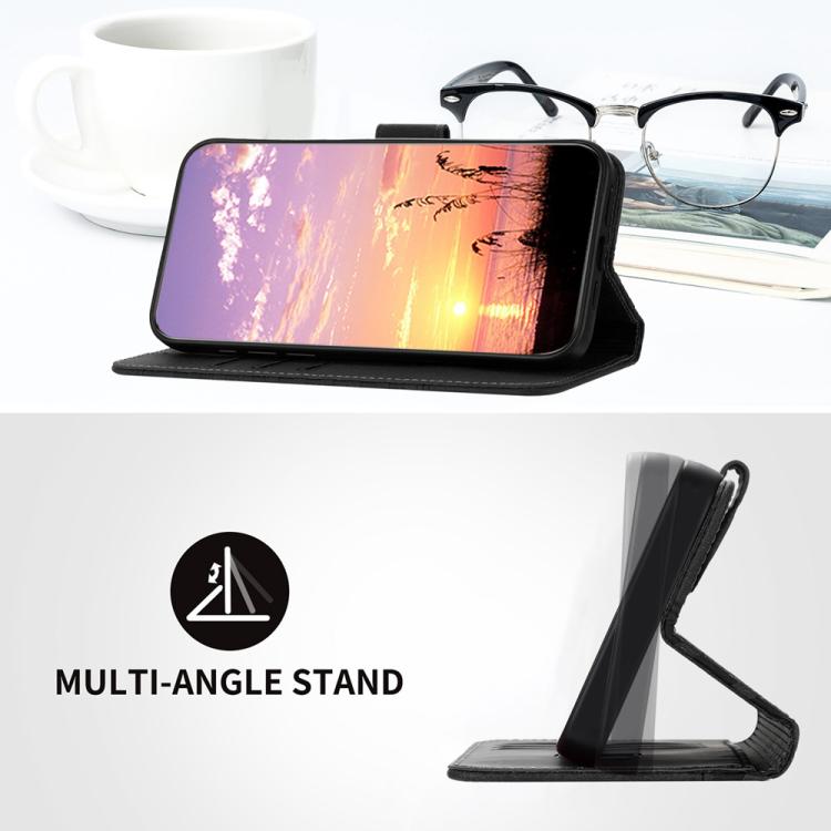 For iPhone 17 YX0060 Elephant Head Embossed Phone Leather Case with Lanyard(Black) - free shipping - PMc TechLife - Order now!