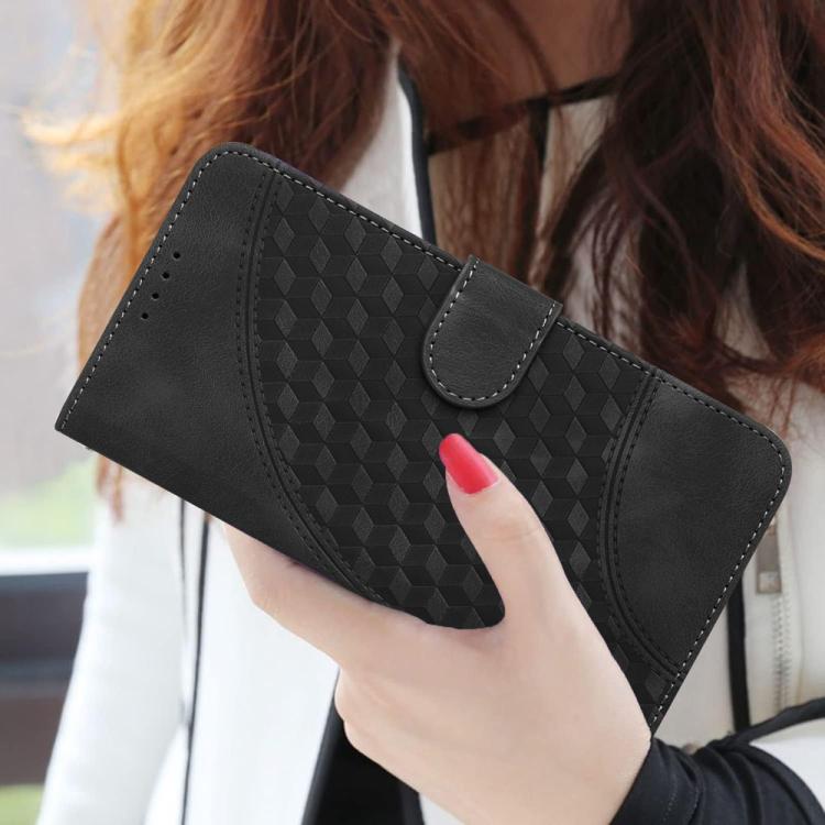For iPhone 17 YX0060 Elephant Head Embossed Phone Leather Case with Lanyard(Black) - free shipping - PMc TechLife - Order now!