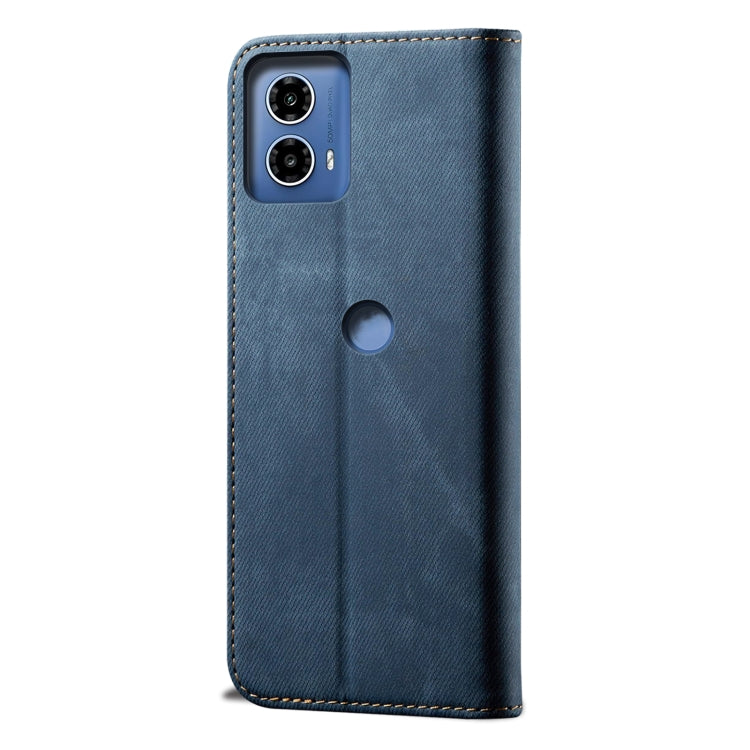 For Motorola Moto G24 Power Denim Texture Flip Leather Phone Case(Blue) - free shipping - PMC TechLife - Order now!