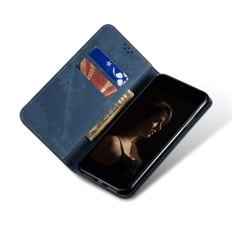 For Motorola Edge 50 Ultra Denim Texture Flip Leather Phone Case(Blue) - free shipping - PMC TechLife - Order now!