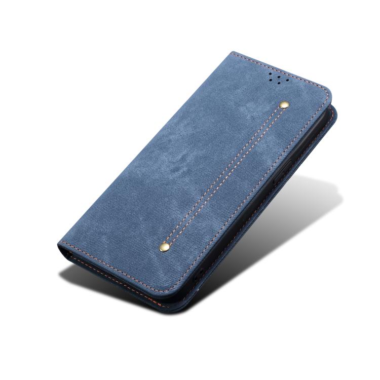 For Motorola Edge 60 Pro Denim Texture Flip Leather Phone Case(Blue) - free shipping - PMC TechLife - Order now!