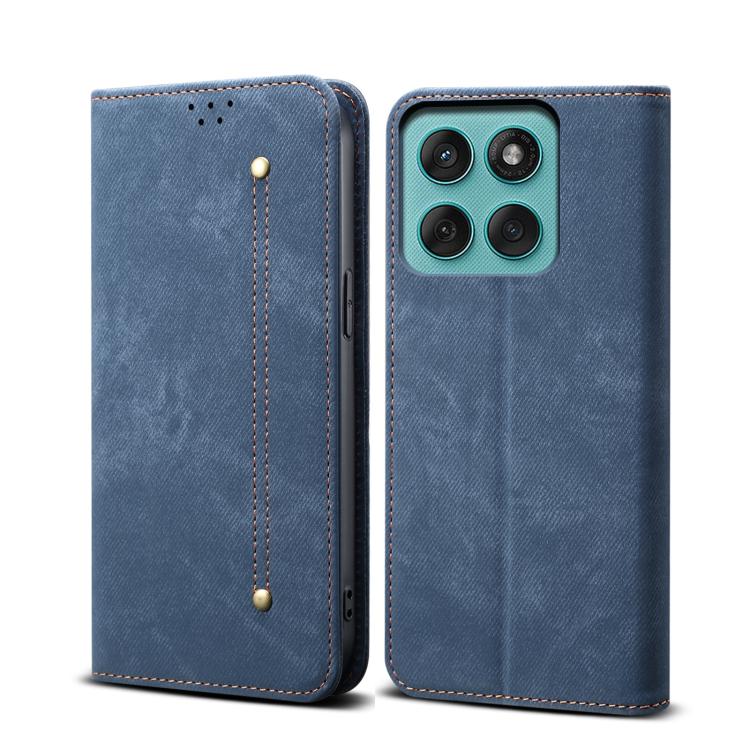 For Motorola Moto G86 5G Denim Texture Flip Leather Phone Case(Blue) - free shipping - PMC TechLife - Order now!