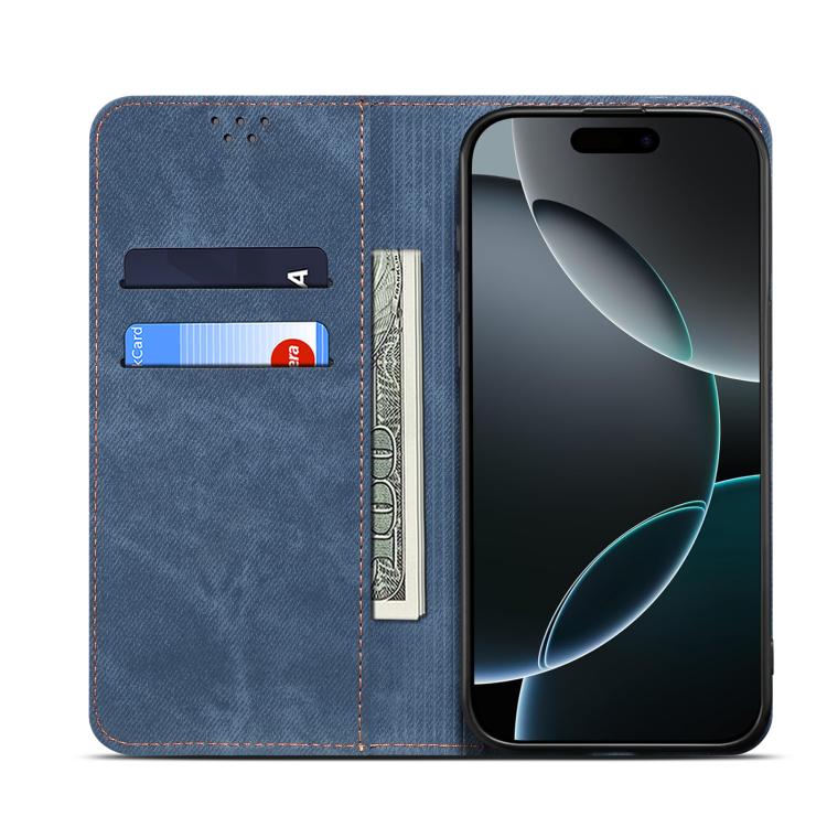 For Motorola Moto G86 5G Denim Texture Flip Leather Phone Case(Blue) - free shipping - PMC TechLife - Order now!