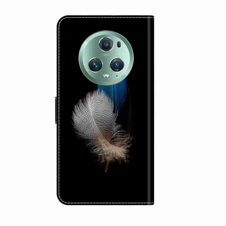 For Honor Magic5 Pro Crystal 3D Shockproof Protective Leather Phone Case(Two Branches) - Honor Cases by PMC TechLife | Online Shopping South Africa | PMC TechLife | Buy Now Pay Later Mobicred