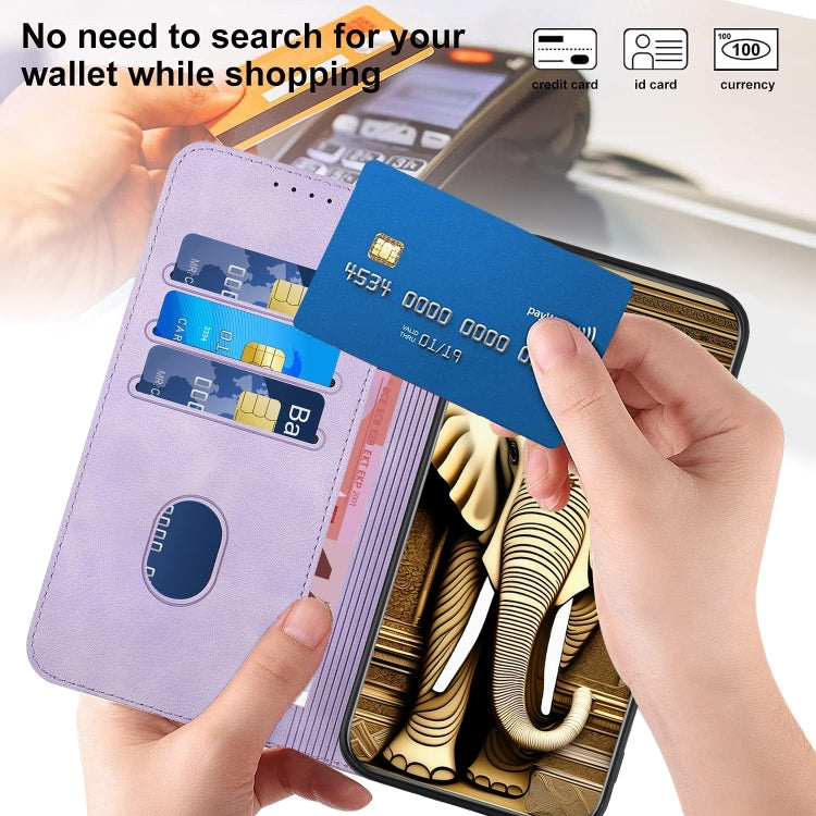 For Google Pixel 9 Pro YX0060 Elephant Head Embossed Phone Leather Case with Lanyard(Light Purple) - Google Cases by PMC TechLife | Online Shopping South Africa | PMC TechLife | Buy Now Pay Later Mobicred