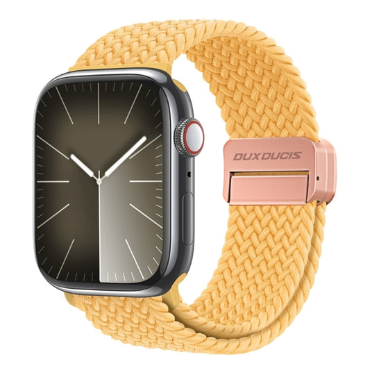 For Apple Watch Series 9 41mm DUX DUCIS Mixture Pro Series Magnetic Buckle Nylon Braid Watch Band(Sunny Color) - Watch Bands by DUX DUCIS | Online Shopping South Africa | PMC Jewellery | Buy Now Pay Later Mobicred