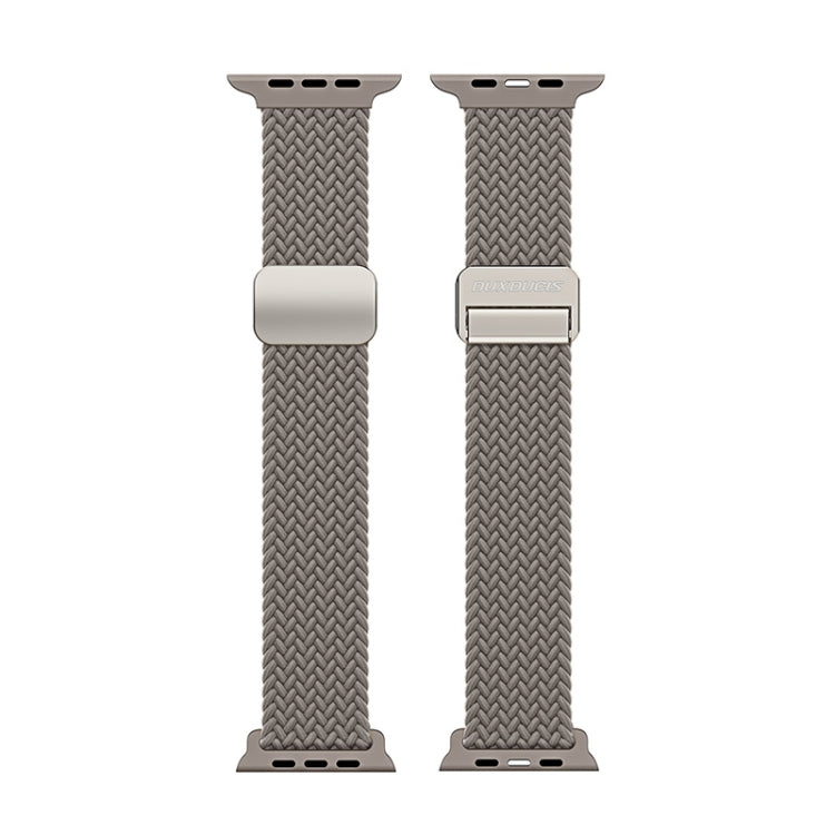 For Apple Watch Series 6 40mm DUX DUCIS Mixture Pro Series Magnetic Buckle Nylon Braid Watch Band(Clay) - Watch Bands by DUX DUCIS | Online Shopping South Africa | PMC Jewellery | Buy Now Pay Later Mobicred