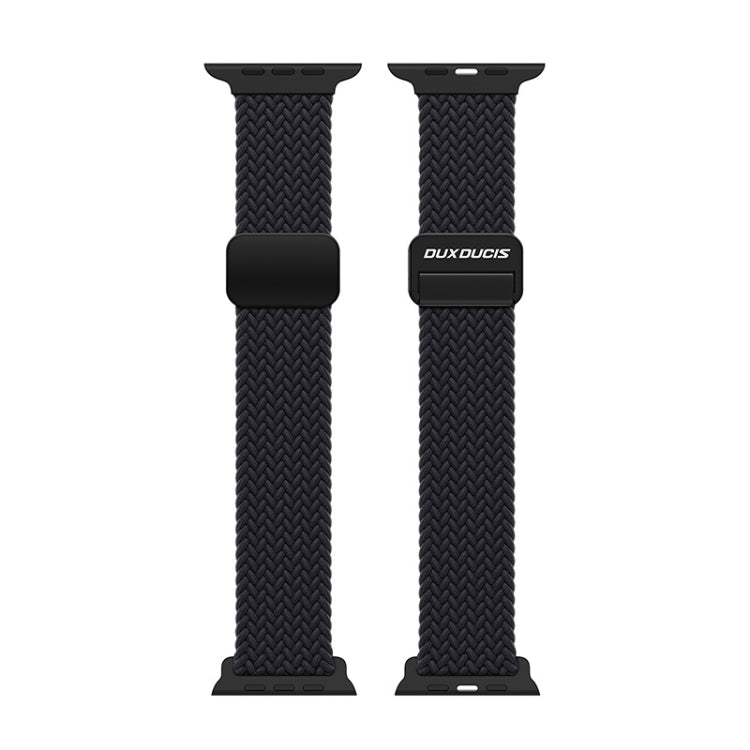 For Apple Watch Series 6 44mm DUX DUCIS Mixture Pro Series Magnetic Buckle Nylon Braid Watch Band(Midnight) - Watch Bands by DUX DUCIS | Online Shopping South Africa | PMC Jewellery | Buy Now Pay Later Mobicred