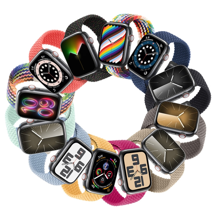 For Apple Watch 42mm DUX DUCIS Mixture Pro Series Magnetic Buckle Nylon Braid Watch Band(Rainbow) - Watch Bands by DUX DUCIS | Online Shopping South Africa | PMC Jewellery | Buy Now Pay Later Mobicred