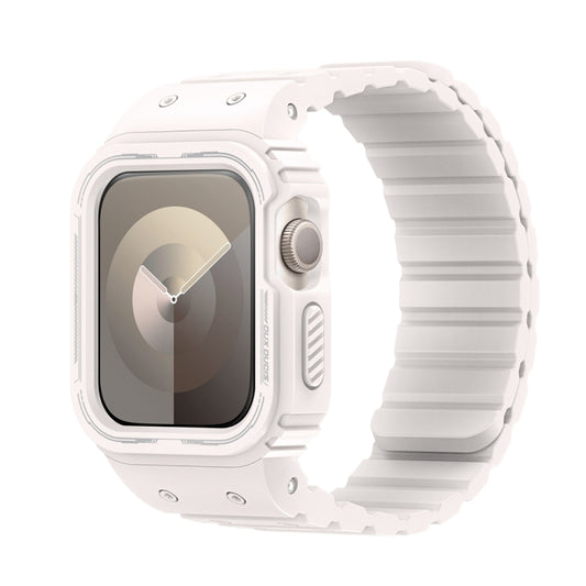 For Apple Watch Series 7 45mm DUX DUCIS OA Series Integrated Magnetic Watch Band(Starlight) - Watch Bands by DUX DUCIS | Online Shopping South Africa | PMC Jewellery | Buy Now Pay Later Mobicred