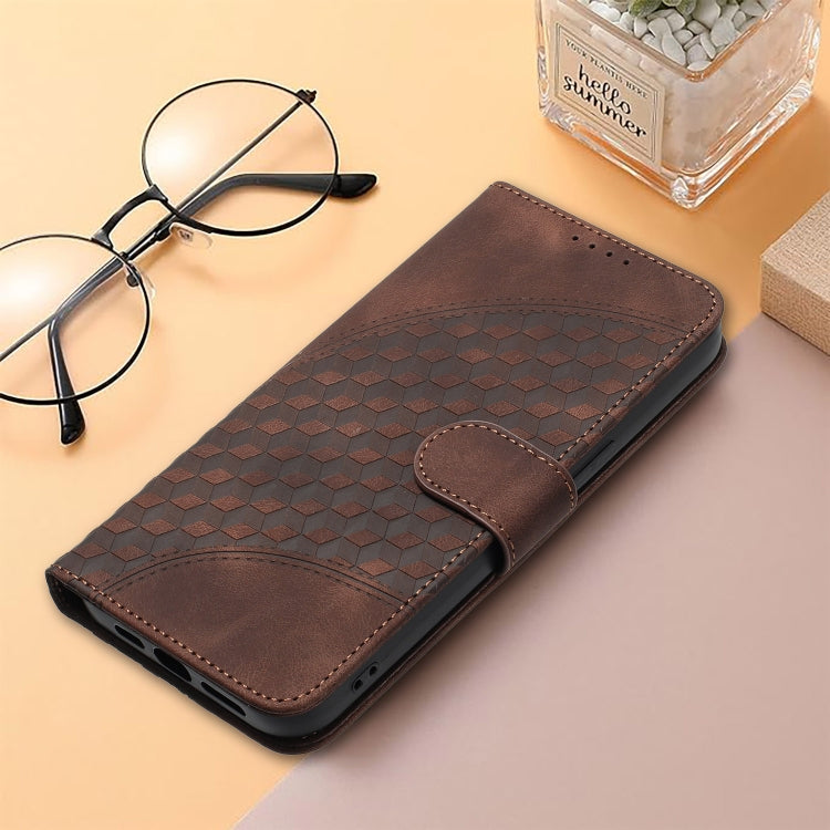 For Huawei Pura 70 YX0060 Elephant Head Embossed Phone Leather Case with Lanyard(Coffee) - Huawei Cases by PMC Jewellery | Online Shopping South Africa | PMC Jewellery | Buy Now Pay Later Mobicred