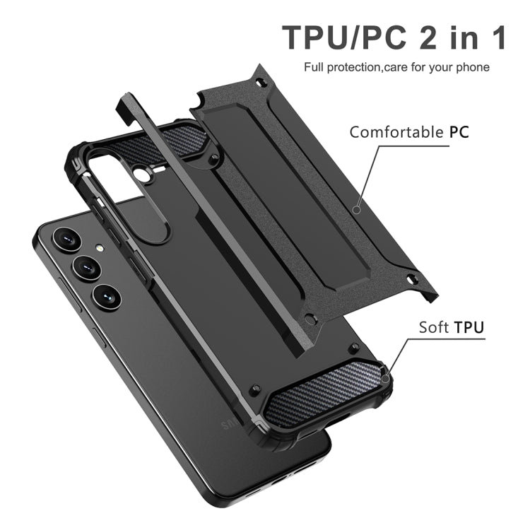 For Samsung Galaxy S24 Ultra 5G Magic Armor TPU Hybrid PC Phone Case(Red) - Galaxy S24 Ultra 5G Cases by PMC TechLife | Online Shopping South Africa | PMC TechLife | Buy Now Pay Later Mobicred