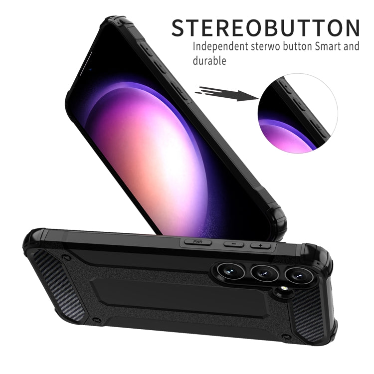 For Samsung Galaxy S24 Ultra 5G Magic Armor TPU + PC Phone Case(Navy Blue) - Galaxy S24 Ultra 5G Cases by PMC TechLife | Online Shopping South Africa | PMC TechLife
