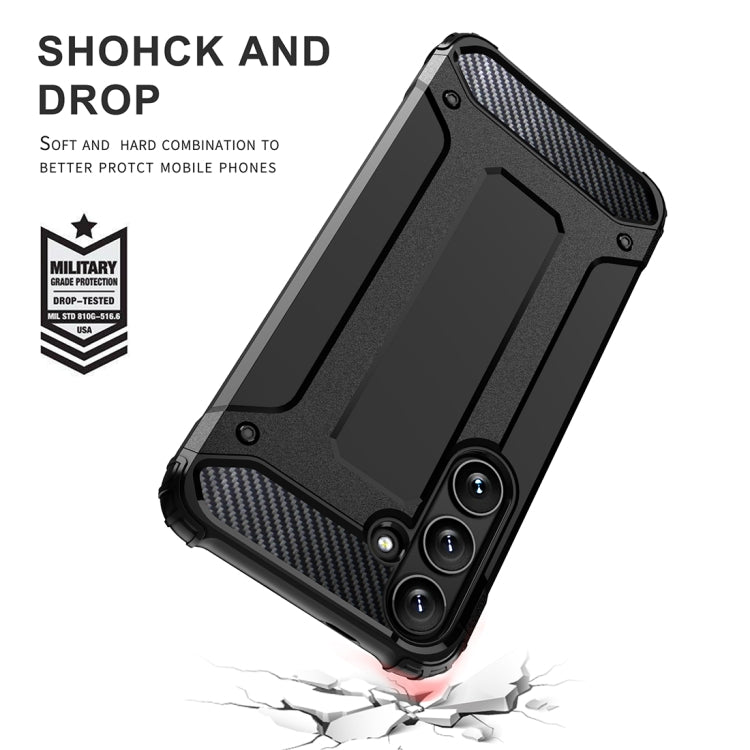 For Samsung Galaxy S24 5G Magic Armor TPU + PC Phone Case(Silver) - Galaxy S24 5G Cases by PMC TechLife | Online Shopping South Africa | PMC TechLife