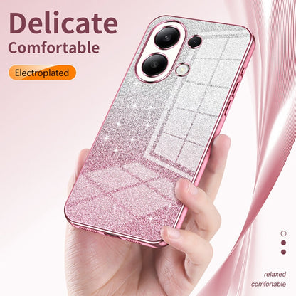 For Xiaomi Redmi Note 11 Pro+ 5G Gradient Glitter Powder Electroplated Phone Case(Purple) - Xiaomi Cases by PMC Jewellery | Online Shopping South Africa | PMC Jewellery | Buy Now Pay Later Mobicred