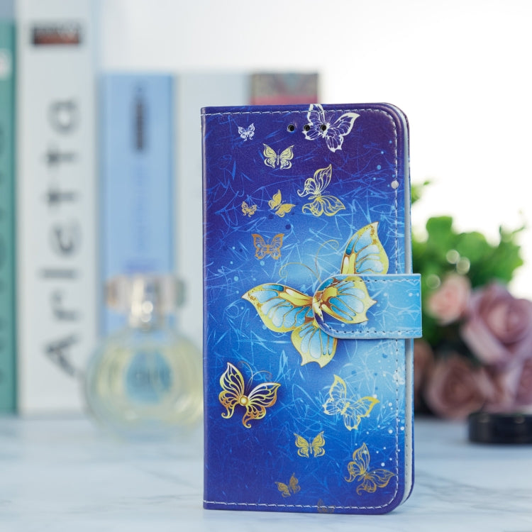 For Blackview A53 Pro Painted Pattern Horizontal Flip Leather Phone Case(Butterfly) - More Brand by PMC Jewellery | Online Shopping South Africa | PMC Jewellery