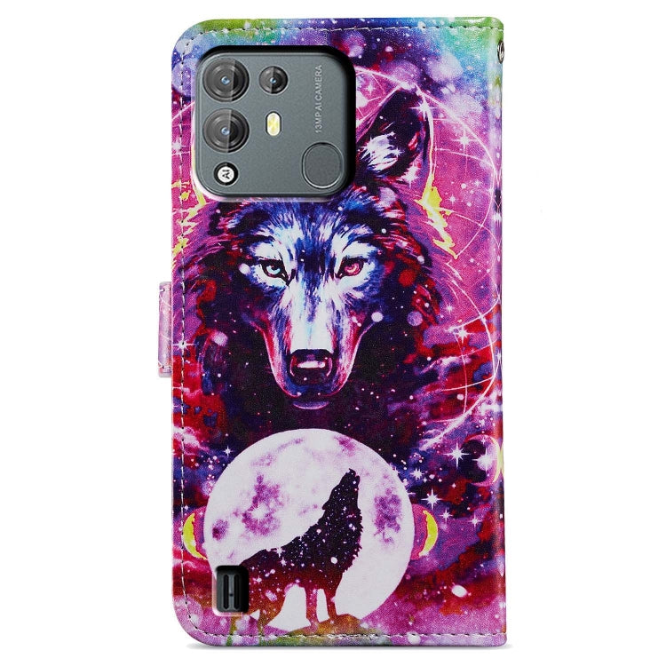 For Blackview A55 Pro Painted Pattern Horizontal Flip Leather Phone Case(Wolf Totem) - More Brand by PMC TechLife | Online Shopping South Africa | PMC TechLife | Buy Now Pay Later Mobicred