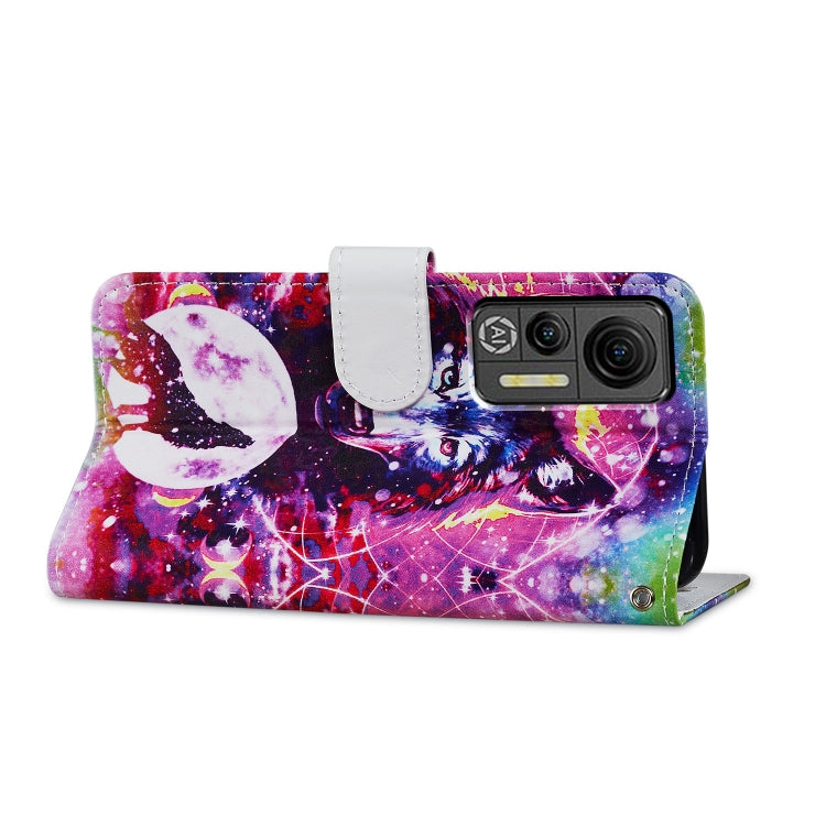 For Ulefone Note 14 Painted Pattern Horizontal Flip Leather Phone Case(Wolf Totem) - Ulefone Cases by PMC Jewellery | Online Shopping South Africa | PMC Jewellery | Buy Now Pay Later Mobicred