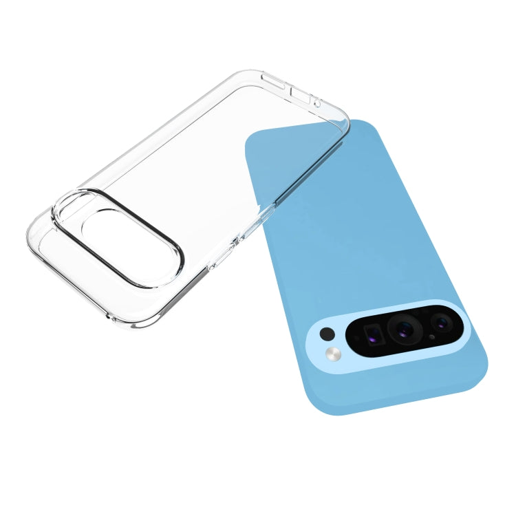 For Google Pixel 9 Waterproof Texture TPU Phone Case(Transparent) - Google Cases by PMC Jewellery | Online Shopping South Africa | PMC Jewellery | Buy Now Pay Later Mobicred