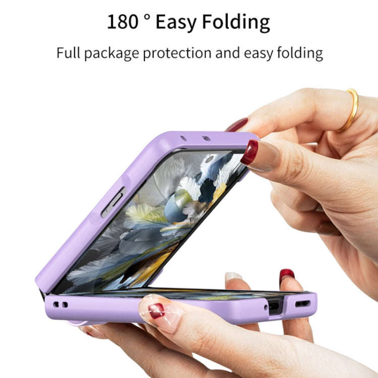 For OPPO Find N3 Flip GKK Integrated Ultrathin with Rotating Cortical Belt Phone Case(Purple) - Find N3 Flip Cases by GKK | Online Shopping South Africa | PMC Jewellery | Buy Now Pay Later Mobicred