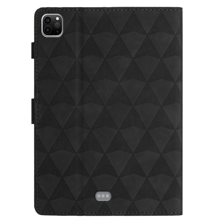 For iPad Pro 11 2024 Diamond Texture Embossed Leather Smart Tablet Case(Black) - free shipping - PMC TechLife - Order now!