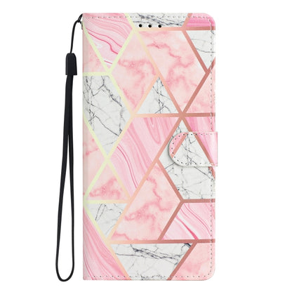 For Blackview A55 Pro Colored Drawing Leather Phone Case(Pink Marble) - More Brand by PMC Jewellery | Online Shopping South Africa | PMC Jewellery | Buy Now Pay Later Mobicred