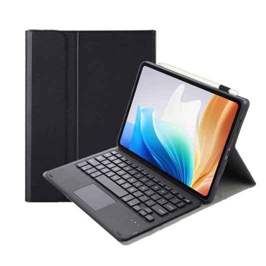 For OPPO Pad Air2 11.4 inch OP14-A TPU Ultra-thin Detachable Bluetooth Keyboard Leather Case with Touchpad(Black) - Others Keyboard by PMC Jewellery | Online Shopping South Africa | PMC Jewellery