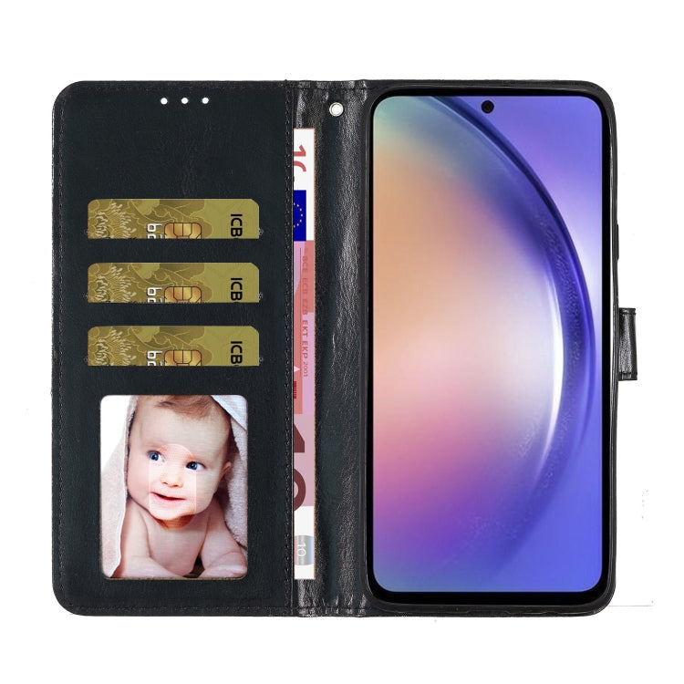 For Blackview A53 Pro Glitter Powder Flip Leather Phone Case(Black) - More Brand by PMC TechLife | Online Shopping South Africa | PMC TechLife