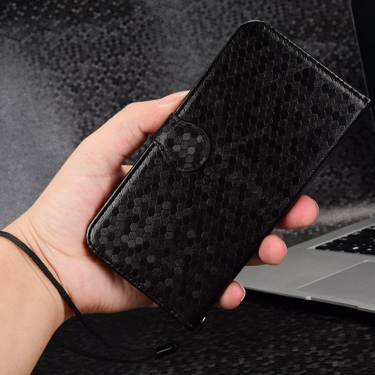 For Tecno Spark Go 2024 / Spark 20C Honeycomb Dot Texture Leather Phone Case(Black) - free shipping - PMC Jewellery - Order now!