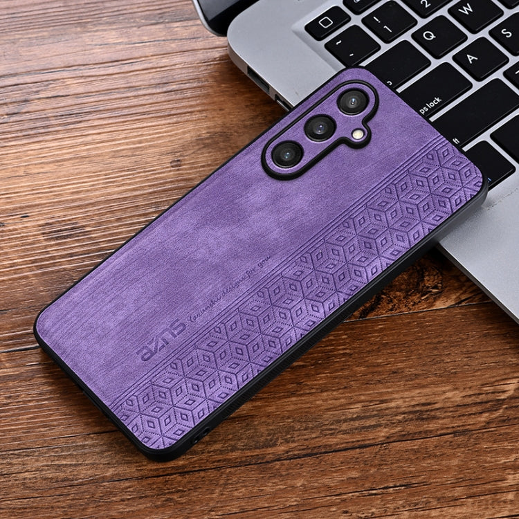 For Samsung Galaxy S24+ 5G AZNS 3D Embossed Skin Feel Phone Case(Purple) - Galaxy S24+ 5G Cases by AZNS | Online Shopping South Africa | PMC Jewellery | Buy Now Pay Later Mobicred