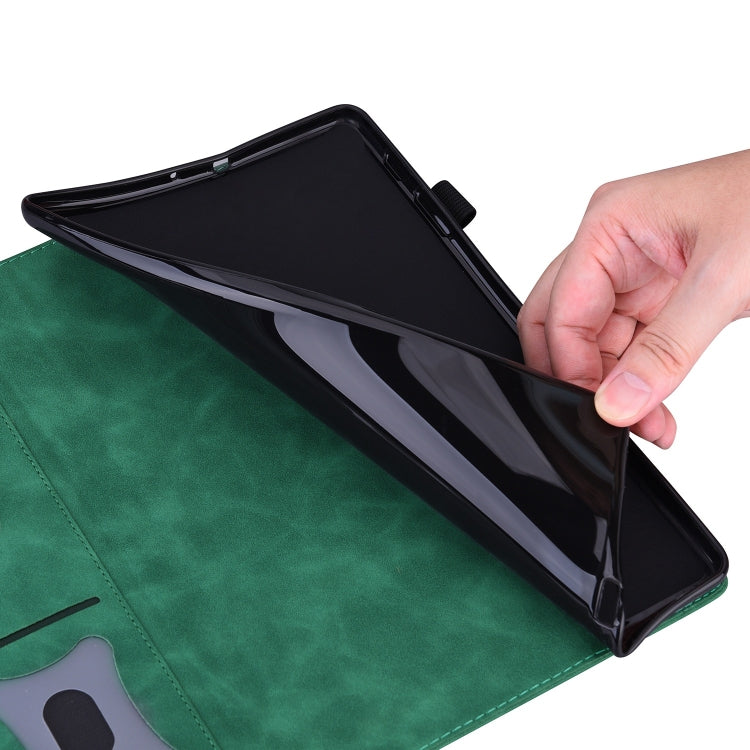 For Honor Pad X8a Splicing Shockproof Leather Tablet Case(Green) - Honor by PMC TechLife | Online Shopping South Africa | PMC TechLife | Buy Now Pay Later Mobicred