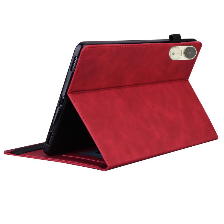 For Honor Pad V9 Splicing Shockproof Leather Tablet Case(Red) - Honor by PMC TechLife | Online Shopping South Africa | PMC TechLife | Buy Now Pay Later Mobicred