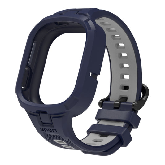 For Honor Watch 4 Two Color Integrated TPU Watch Band(Dark Blue Grey) - Watch Bands by PMC Jewellery | Online Shopping South Africa | PMC Jewellery | Buy Now Pay Later Mobicred