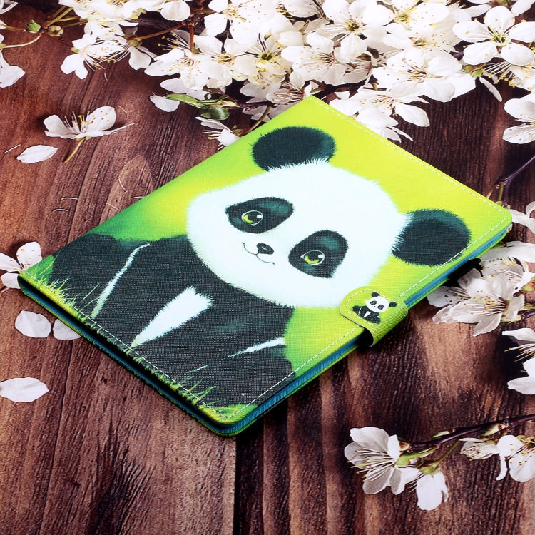 For Lenovo Tab M11/ Xiaoxin Pad 11 2024 Coloured Drawing Stitching Smart Leather Tablet Case(Panda) - Lenovo by PMC Jewellery | Online Shopping South Africa | PMC Jewellery | Buy Now Pay Later Mobicred