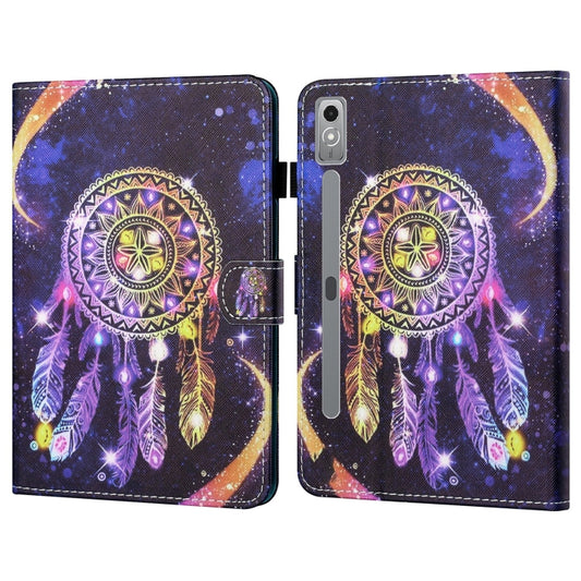 For Lenovo Tab P12 2023 / TB370FU Coloured Drawing Stitching Smart Leather Tablet Case(Starry Sky Wind Chime) - Lenovo by PMC Jewellery | Online Shopping South Africa | PMC Jewellery | Buy Now Pay Later Mobicred