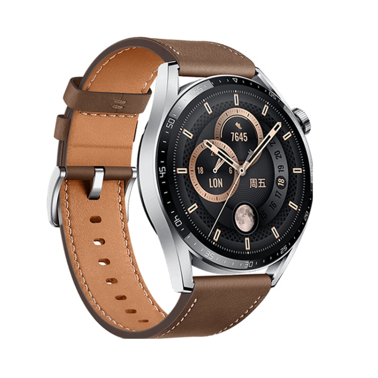 22mm Universal Square Tail Leather Watch Band(Coffee Color) - 22mm Bands by PMC TechLife | Online Shopping South Africa | PMC TechLife