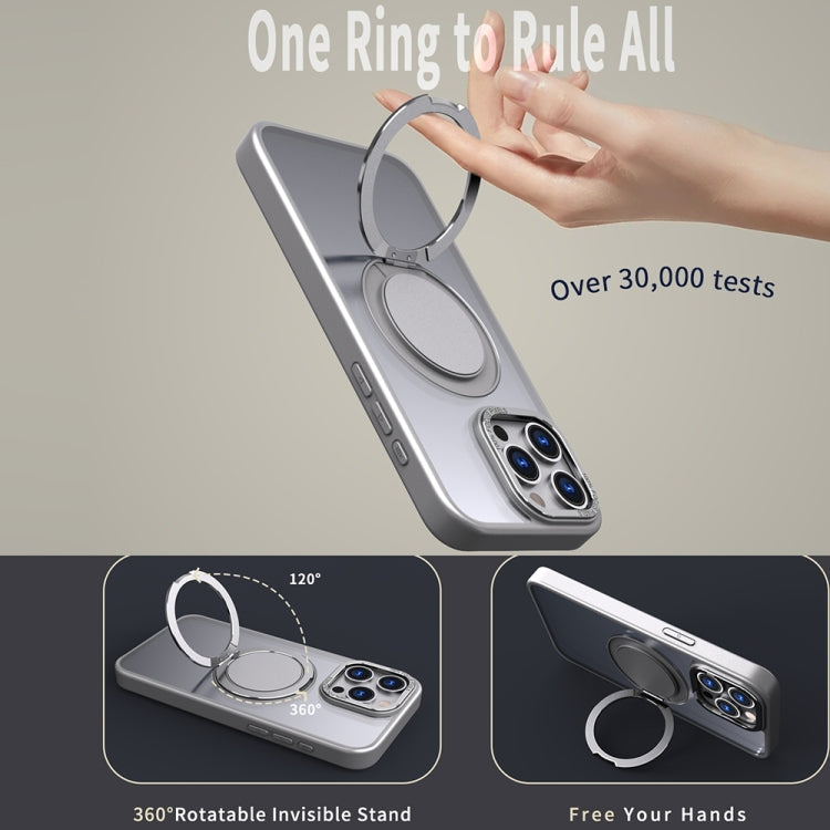 For iPhone 11 Pro Max 360-degree Rotating MagSafe Magnetic Holder Phone Case(Titanium Grey) - free shipping - PMC TechLife - Order now!