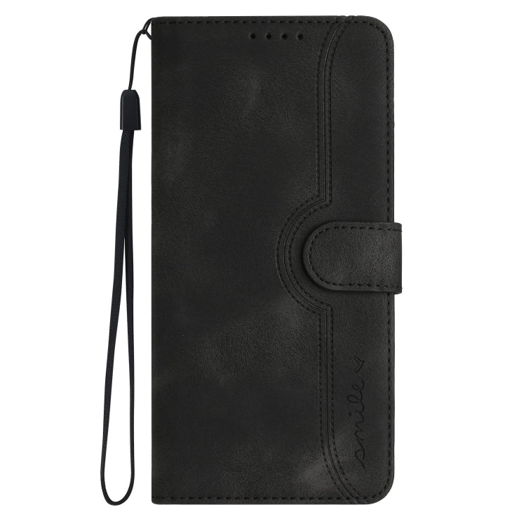 For Google Pixel 9 Pro Heart Pattern Skin Feel Leather Phone Case(Black) - Google Cases by PMC Jewellery | Online Shopping South Africa | PMC Jewellery | Buy Now Pay Later Mobicred