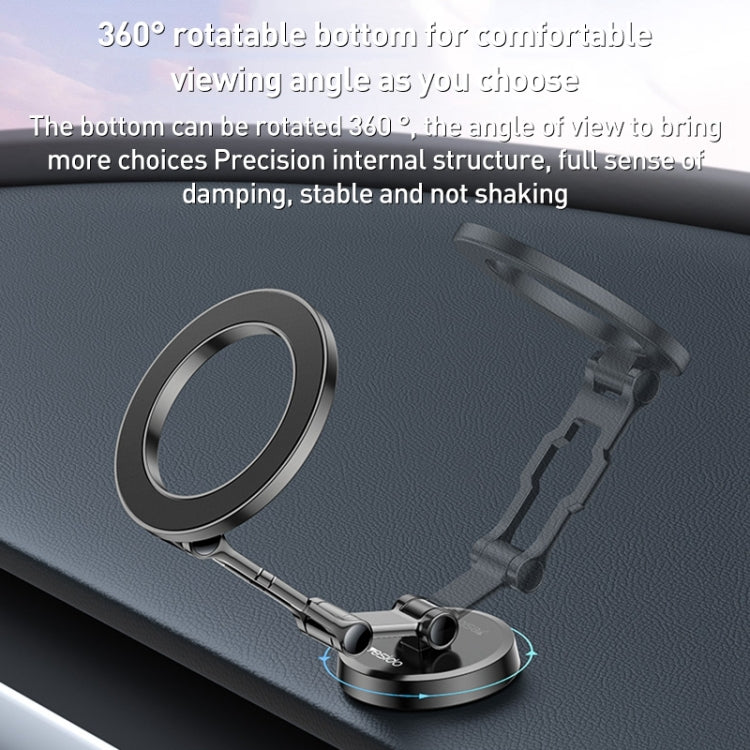 Yesido C203 Car Dashboard MagSafe Magnetic Phone Holder(Black) - Universal Car Holders by Yesido | Online Shopping South Africa | PMC TechLife | Buy Now Pay Later Mobicred