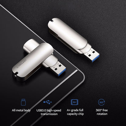 Teclast Leishen Plus Series USB3.0 Twister Flash Drive, Memory:32GB(Silver) - USB Flash Drives by TECLAST | Online Shopping South Africa | PMC Jewellery | Buy Now Pay Later Mobicred