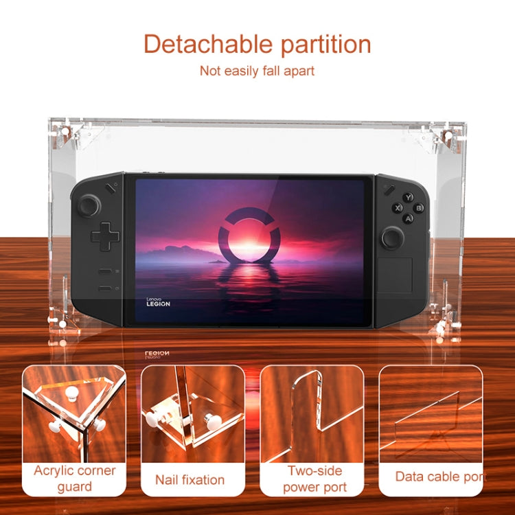 For Lenovo Legion Go  Game Console Acrylic Dust Cover(Transparent) - free shipping - PMC Jewellery - Order now!