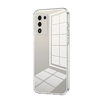 For OPPO K9s / K10 Energy Transparent Plating Fine Hole Phone Case(Transparent) - OPPO Cases by PMC Jewellery | Online Shopping South Africa | PMC Jewellery | Buy Now Pay Later Mobicred